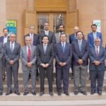 Petroleum Minister Ali Pervaiz Malik during meetings with OICCI and PSO leadership in Karachi