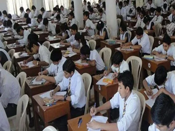 Karachi University students awaiting the decision on AD programme exams.