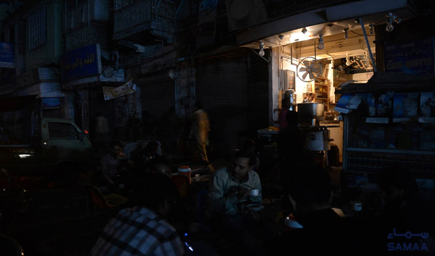 Electricity load shedding continues during night hours across Pakistan due to a power shortfall