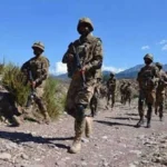 Security forces conduct an operation against terrorists in Lajay area of Kharan, Balochistan