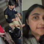 Injured woman Noor-ul-Ain appears in a video following an altercation in Defence Karachi