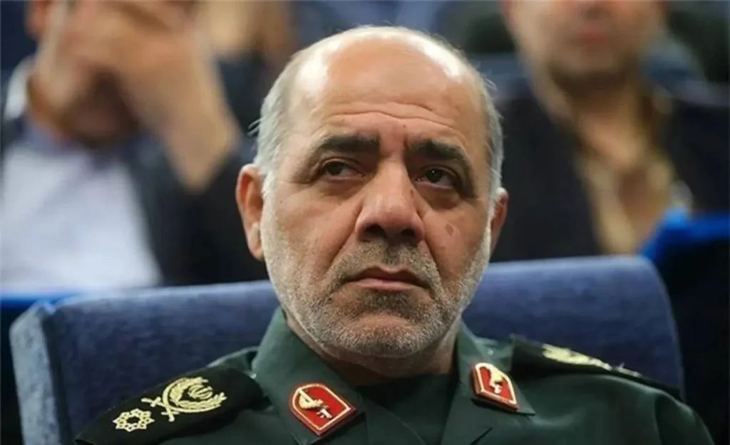 Iranian military forces amid rising tensions with the United States in the Middle East