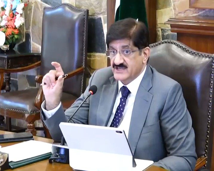 Sindh Chief Minister Murad Ali Shah chairs a cabinet meeting on wheat subsidy for farmers