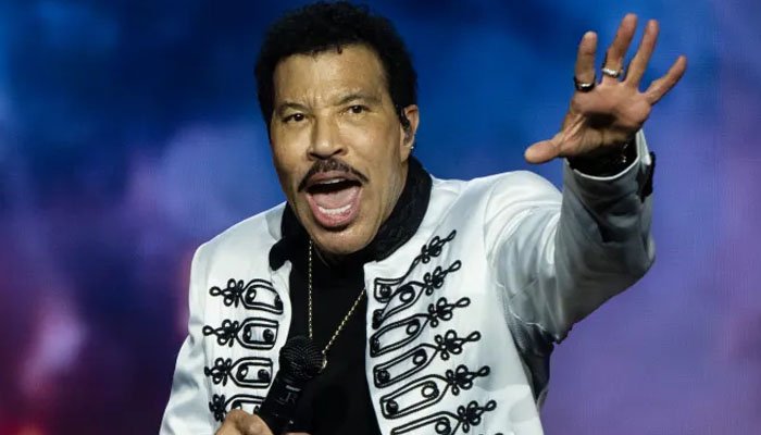 Lionel Richie performing on stage during a concert in St. Louis