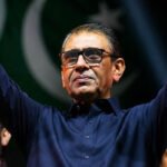 MQM Chairman Khalid Maqbool Siddiqui speaking at a Stand With Pakistan event in Dallas