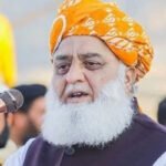 “JUI-F chief Fazlur Rehman addresses a Khatm-e-Nabuwwat conference in Karachi