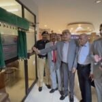 Sindh Police chief Javed Alam Odho at the inauguration of the crime monitoring cell at KATI