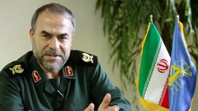 Iranian military official speaking about possible retaliatory attacks against regional targets.