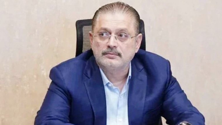 Sindh Minister Sharjeel Memon speaking about protests and law and order in Karachi