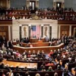 US lawmakers during a vote on presidential war powers over the Iran war
