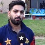 Pakistan fast bowler Haris Rauf during President Trophy Grade One cricket
