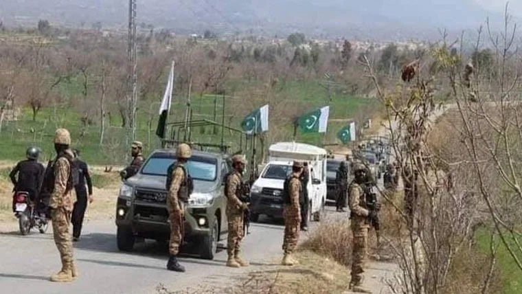 “Security forces conduct Operation Radd-ul-Fitna against militants in Pakistan