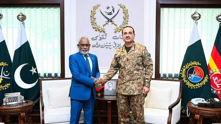 Maldives Speaker meeting Field Marshal Asim Munir