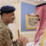 Field Marshal Asim Munir meeting Saudi Defence Minister Khalid bin Salman in Riyadh