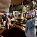 Anti-encroachment operation on Napier Road in Karachi
