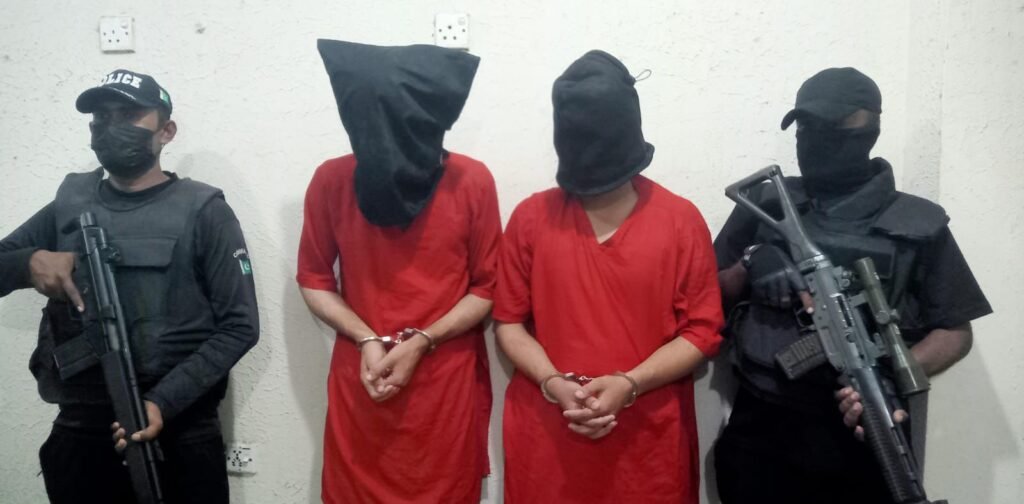 CTD Karachi officials during an operation against suspected TTP militants