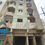 SBCA demolition operation against dangerous and dilapidated buildings in Lyari Karachi.