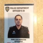 Malir Cantt Police arrest fake police officer with a forged police service card.