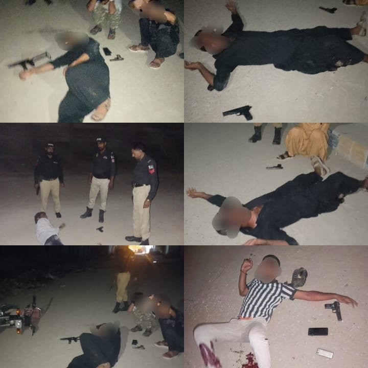Malir Police arrest suspected robbers after police encounters in Karachi