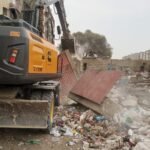Anti-encroachment operation against illegal constructions in Karachi