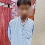 Karachi East Police arresting suspect in woman murder case