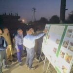 KDA Director General Zain Ul Abideen Ansari inspecting development projects in Korangi Karachi