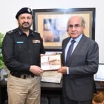 IG Sindh Javed Alam Odho during visit to Sindh Madressatul Islam University Karachi