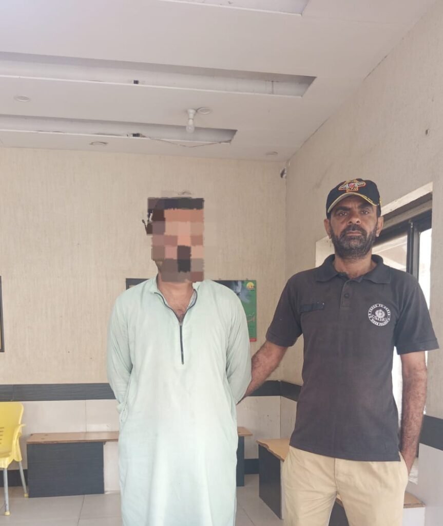 Malir Cantt Police officers during an operation in Karachi