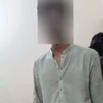 Police investigating a murder case in Paposh Nagar Karachi