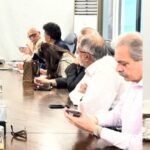 Saeed Ghani meeting representatives of Pakistan’s industrial sector in Karachi