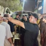 Operation against illegal parking on Abdullah Haroon Road Karachi