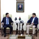 Sindh Chief Minister Murad Ali Shah meeting Khyber Pakhtunkhwa Governor Faisal Karim Kundi at CM House Karachi