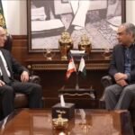 Mohsin Naqvi meets Lebanese Interior Minister Ahmad Al-Hajjar in Islamabad to discuss security cooperation.