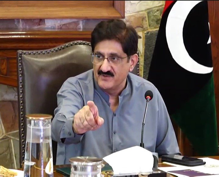 Murad Ali Shah chairs a meeting on wheat supply and flour prices at Sindh Chief Minister House