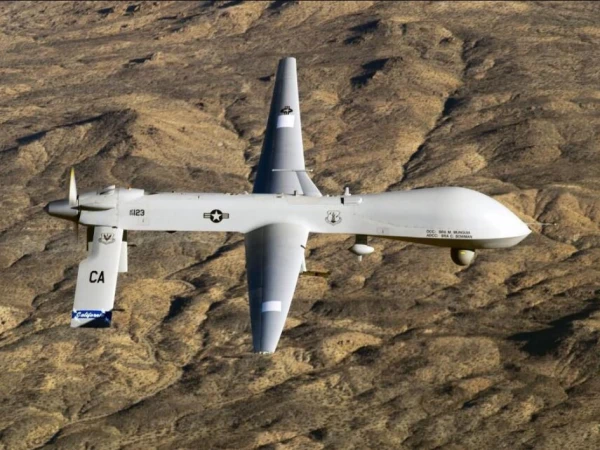 Pakistani air defence system intercepting drones near the Pak-Afghan border