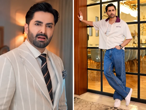 Danish Taimoor in an emotional scene from the Pakistani drama Nashtar
