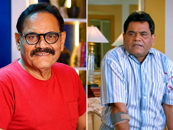 Bollywood actor Mushtaq Khan in a film scene