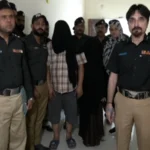 Korangi Police arrest suspects and recover alleged ice drugs during an operation in Landhi Karachi