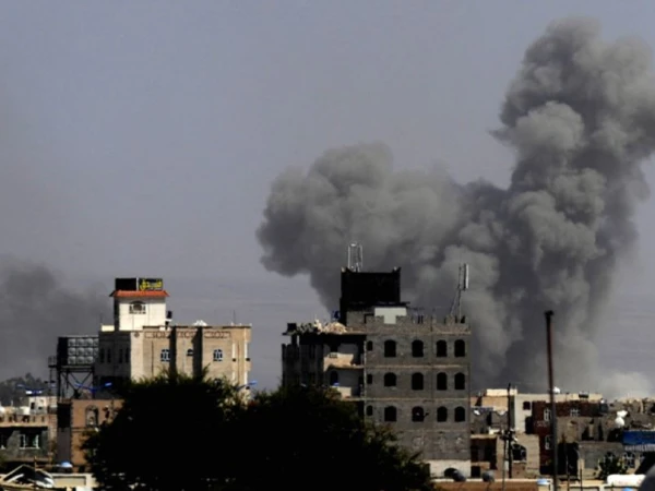 Damage caused by Houthi missile and drone attacks in Saudi Arabia.