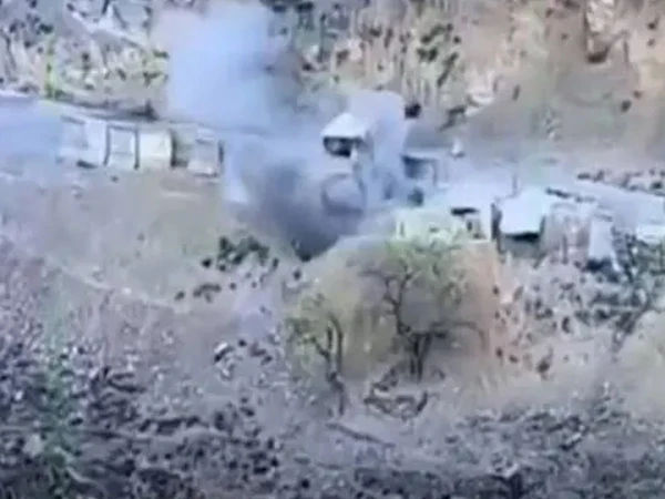 Pakistan security forces responding to firing along the Kurram sector border