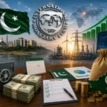 Pakistan government and IMF economic review meeting