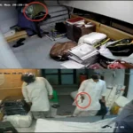 CCTV footage of a robbery at a fabric shop in Kharadar Karachi.
