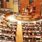 Sindh Assembly session with lawmakers during debate on levy tax