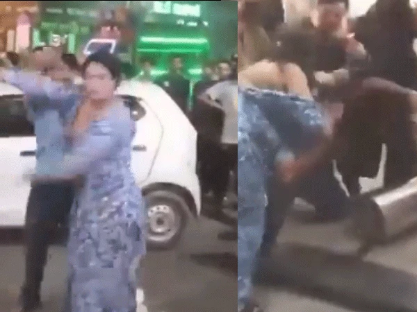 Viral video of a dispute between a young man and transgender persons in Karachi