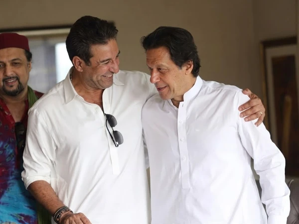 Wasim Akram and Imran Khan
