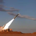 Saudi air defenses intercept a Houthi ballistic missile targeting Riyadh