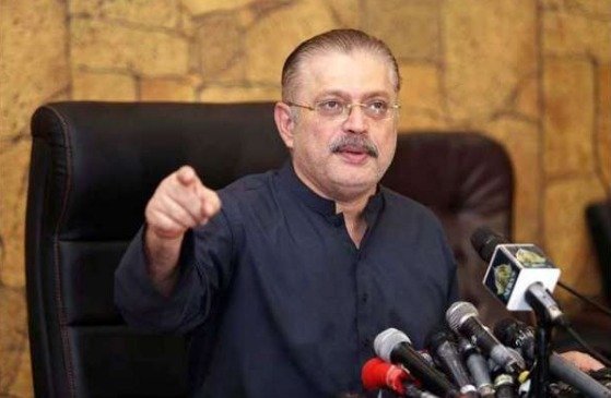 Sindh Senior Minister Sharjeel Inam Memon speaks to the media about Khyber Pakhtunkhwa’s political situation and terrorism.