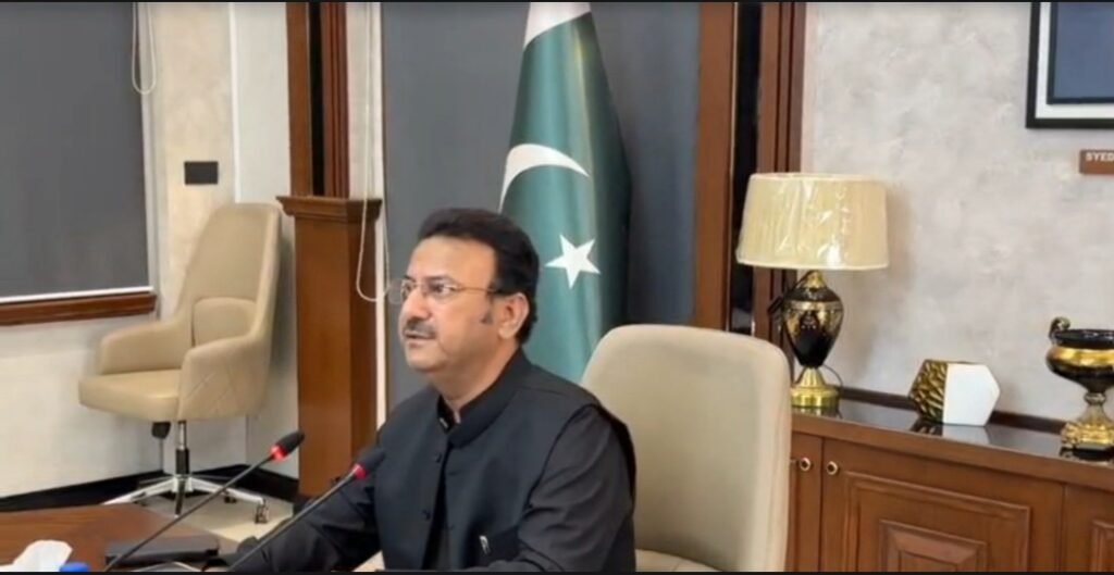 Sindh Home Minister Zia-ul-Hassan Lanjar chairs a meeting to review security arrangements for political and religious leaders and other important personalities.