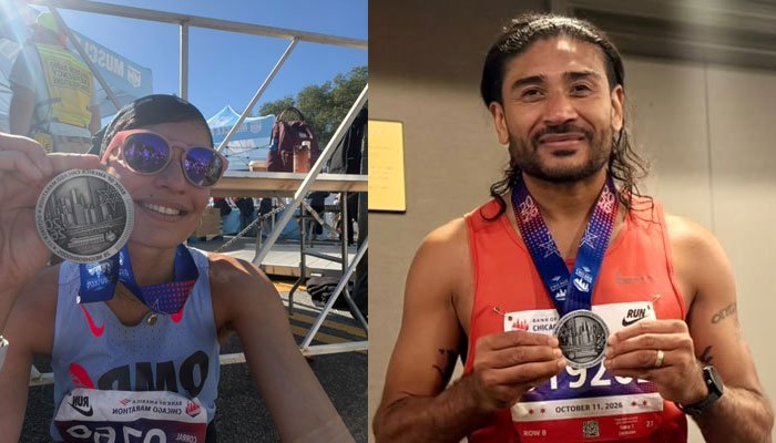 Pakistani runners participating in the Chicago Marathon 2026 in Chicago