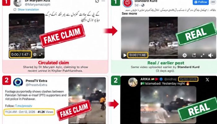 Ministry of Information briefing on misleading social media videos related to Khyber Pakhtunkhwa